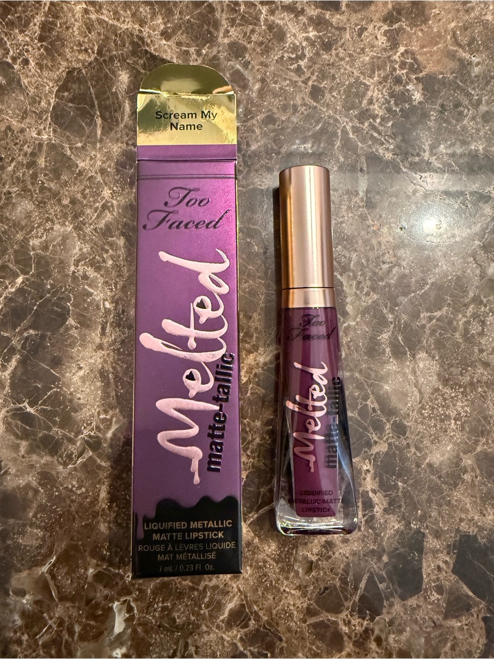 Too Faced Melted Matte-tallic Liquified Metallic Matte Lipstick - Scream My Name